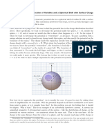 Separation of Variables and A Spherical Shell With Surface Charge