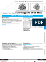 Boîtes de Vitesses 6 Rapports C544 (M32) : Caractéristiques