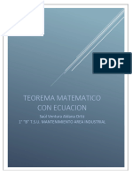 Practica 5 Teorema Matematico Con Ecuaciones y Formulas