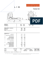 AS 440S48 T/P Tracteur 4x2: MASSES (KG.) P.T.C. P.T.R Essieu 1 Essieu 2