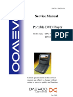 Dpc-7600 8600 Daewoo DVD Portable Player