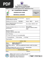 Pasidungog Nomination Form 1 Nomination Form