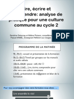 Cycle 2 Lire Ecrire Comprendre