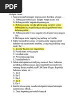 Soal PKN Kelas XI Latihan