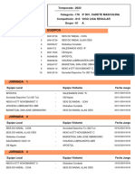 Liga Regular 2â Division Cadete Masculino DVB G-A