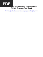 Accounting Information Systems 14th Edition Romney Test Bank Full Chapter PDF