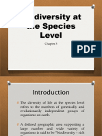 C3 - Biodiversity at The Species Level