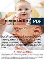 Alimentación de Bebés