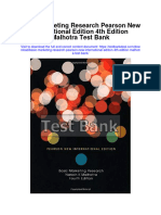 Basic Marketing Research Pearson New International Edition 4Th Edition Malhotra Test Bank Full Chapter PDF