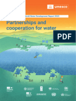 Partnerships and Cooperation For Water: The United Nations World Water Development Report 2023