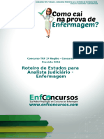 Roteiro de Estudos para Analista Judiciário - Enfermagem: Concurso TRF 2 Região - Concurso Previsto 2016