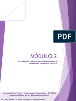 MÓDULO 2 - Introducción A La Perspectiva de Género y Diversidad. Conceptos Básicos.