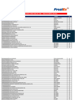 Lista de Clientes FroziLog Taxa de TDA