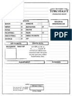 Eyes Beyond The Torchlight - Character Sheet