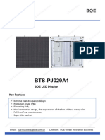 【Spec】BTS-PJ029A1 BOE Outdoor LED Cabinet 4000nits 3840Hz 500x500mm SMD Series V2.0 20220811