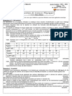 Épreuve 2 Compo 1 Sem TS2 IEASN