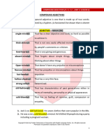 Compound Adjectives - Lesson 2