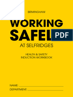 Birmingham Working Safely at Selfridges Workbook