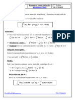 Resume Cours Integrales Bac SC Exp