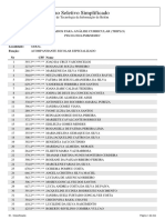 Processo Seletivo Simplificado: Companhia de Tecnologia Da Informação de Belém Semec