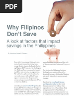 Why Filipinos Don't Save: A Look at Factors That Impact Savings in The Philippines by Marishka Cabrera