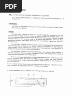 FET Characteristics