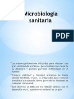 Microbiología Sanitaria, Indicadores y Con Que Campos Va La Micro Sanitaria