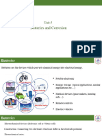 Batteries and Corrosion-I