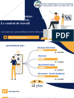 Exposee - Le Contrat de Travail