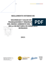 15.-Reglamento de Seguridad y Salud Ocupacional SDH