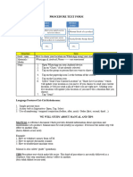 Procedure Text Form