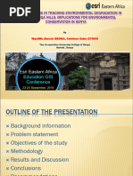 Application of Gis in Tracking Environmental Degradation in Southern Vihiga Hills: Implications For Environmental Conservation in Kenya