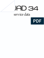 Quad 34 Service Data Manual