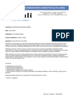 Document - Onl - Laudo de Video Endoscopia Digestiva Alta Eda Marcelo C Santiago CRM 140025