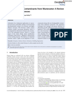 ChemBioEng Reviews - 2023 - Somashekara - Sequestration of Contaminants From Wastewater A Review of Adsorption Processes