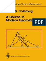 Sanet - ST A Course in Modern Geometries