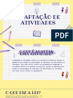 Adaptação de Atividades - AEE