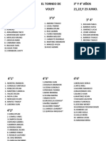 3° y 4° Fixture