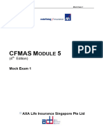 M5 Mock Exam 1