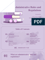 Administrative Rules and Regulations