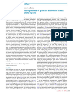 Dufresne - 2017 - Process Dependence of Grain Size Distributions in Rock