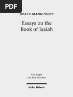 Essays On The Book of Isaiah (Forschungen Zum Alten Testament) (Joseph Blenkinsopp) (Z-Library)