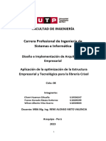 Informe Trabajo Final - Diseño e Implementacion Arquitectura Empresarial - Avance - 3 - Mayta, Huaman, Vilca