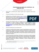 Terminos y Condiciones de Uso Vigentes Desde El 1 de Enero Del 2024