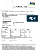 Setyrene 74 XX-60 Tds