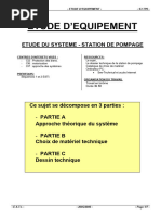 Etude Equipement - Questions