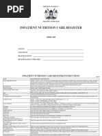 MOH 368 Inpatient Nutrition Care Register