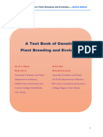 Book Genetics Plant Breeding and Evolution