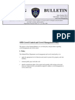 OPD Crowd Control and Crowd Management Policy