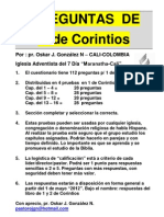 Preguntas de 1 de Corintios